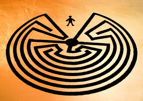 man-in-the-maze